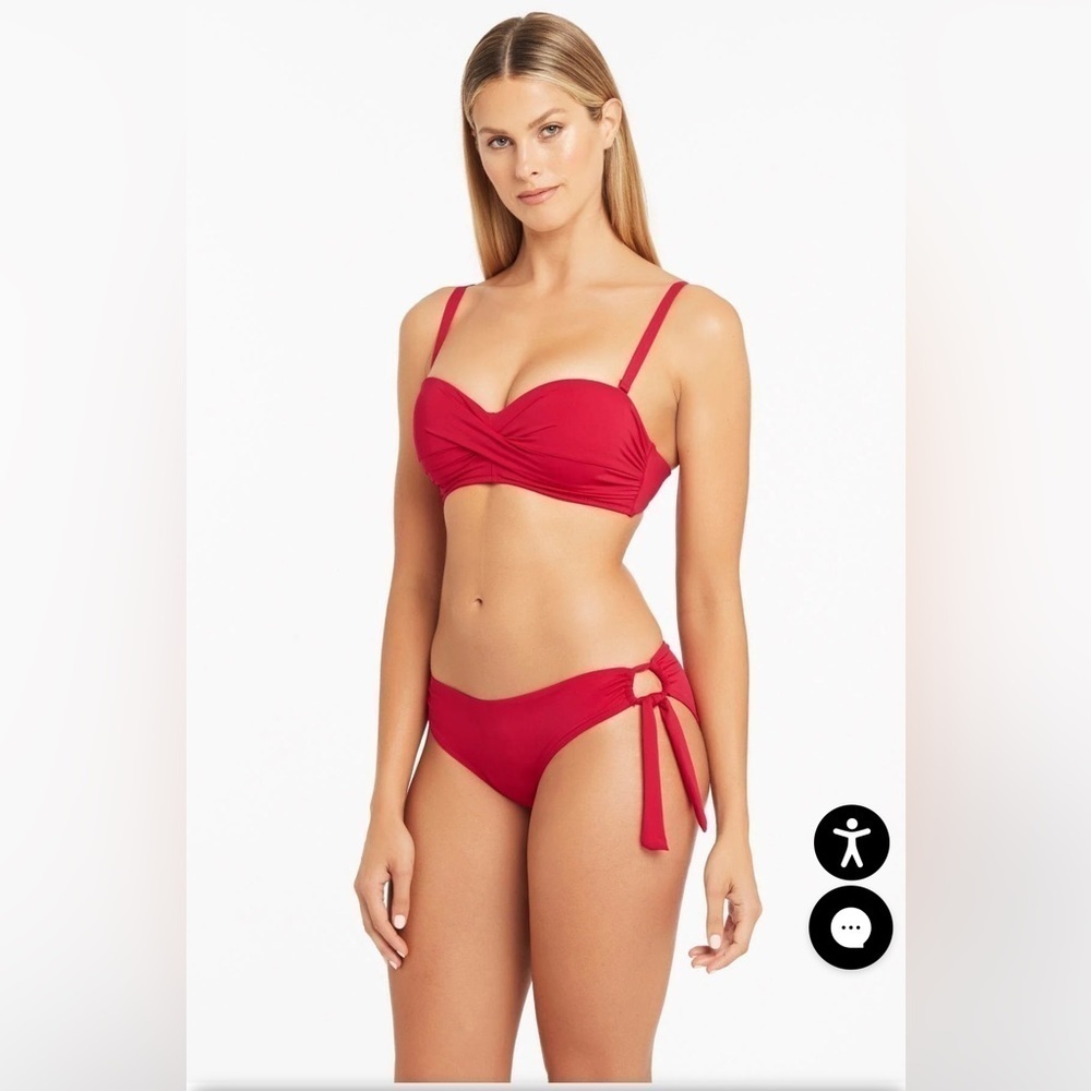 Sea Level Tie Side Regular Pant and bottom!SET!Top-4 and bottom sz6